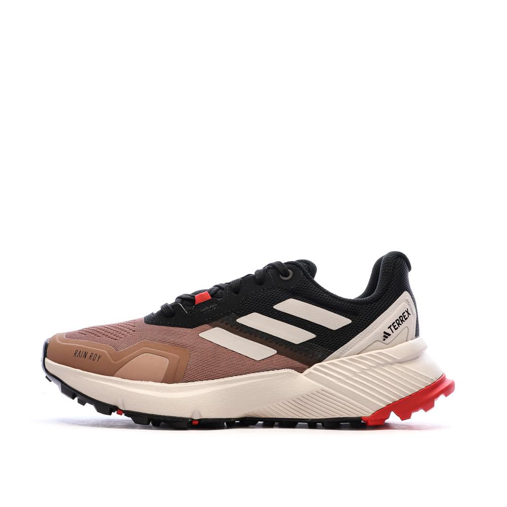 Chaussure de trail running Rose/Noir Femme Terrex Soulstride RAIN.RDY pas cher