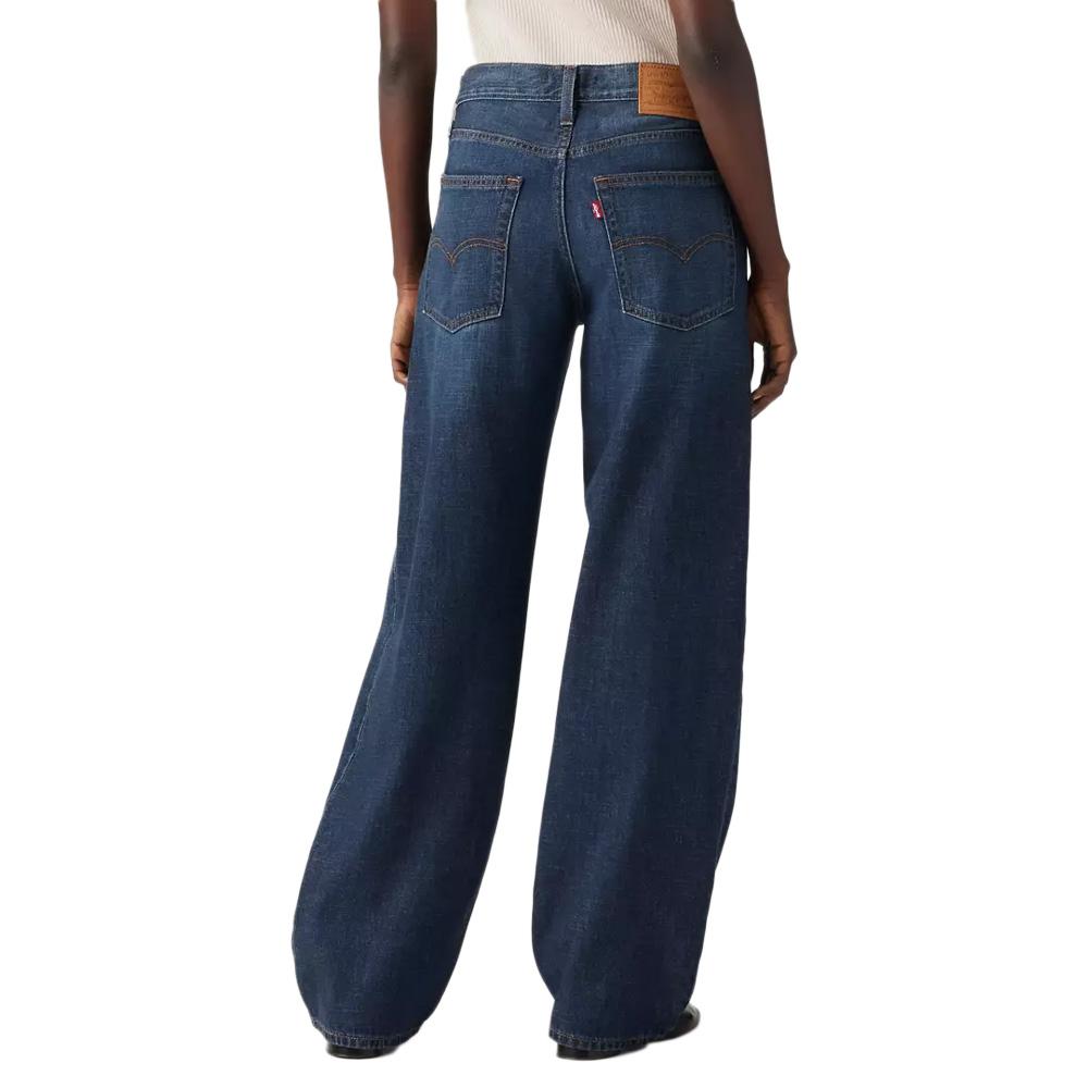 Jean Evasé Bleu Femme Levi's Baggy vue 2
