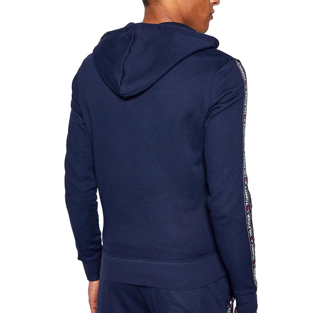 Sweat Zippé Marine Homme Tommy Hilfiger Hoody 004 vue 2