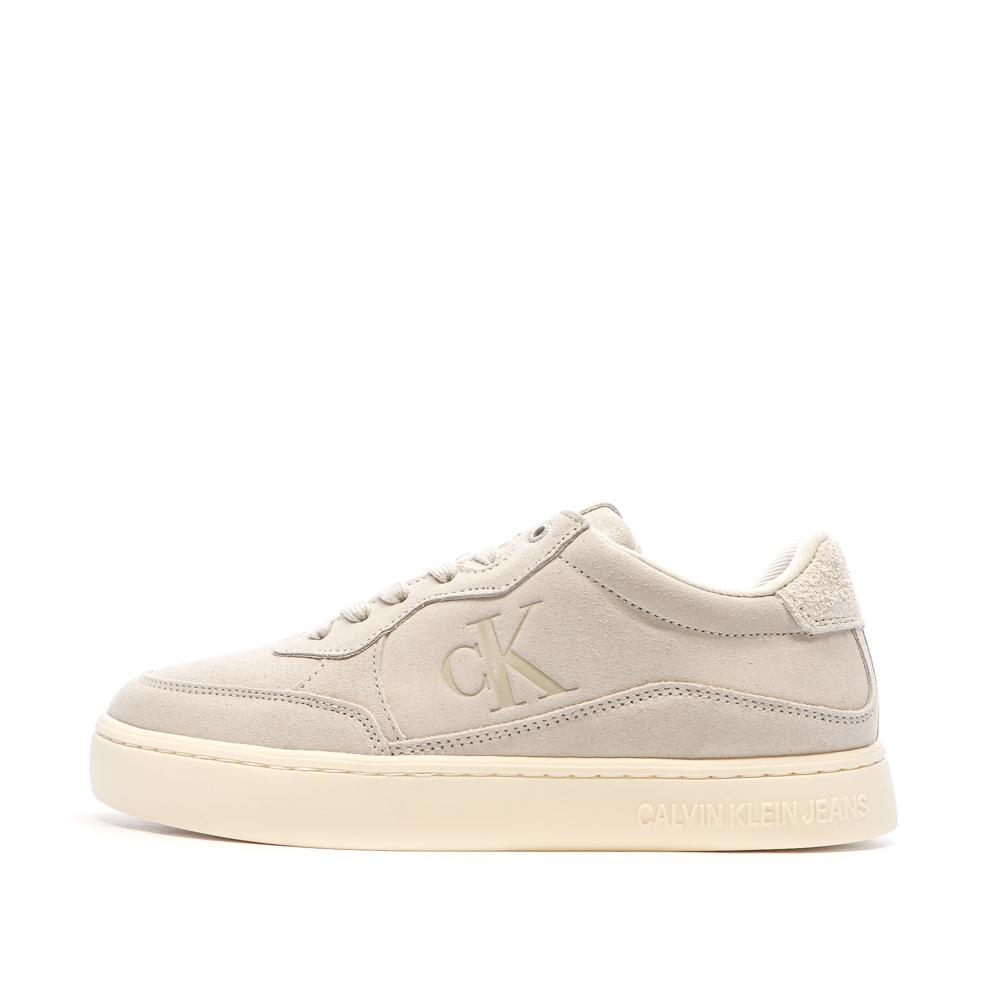 Baskets Greige Homme Calvin Klein Jeans Classic Cupsole pas cher