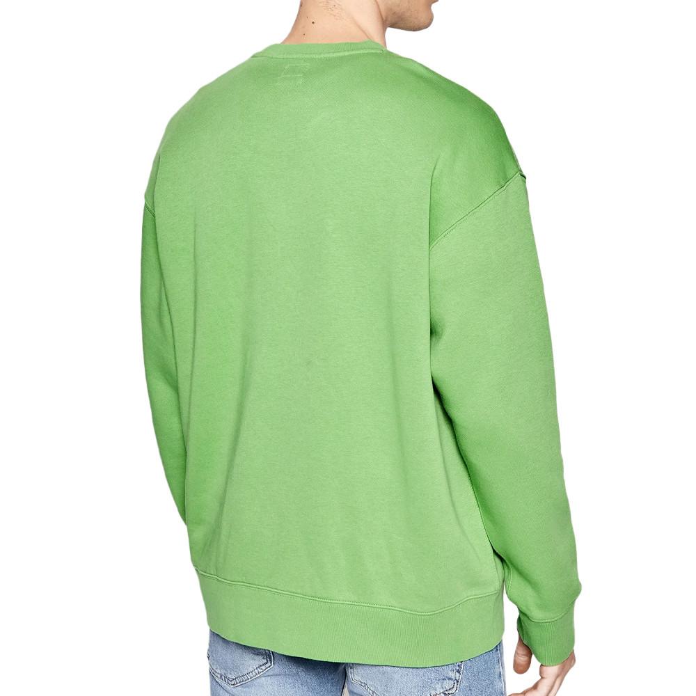 Sweat Vert Homme Levi's Relaxed Graphic Crew vue 2