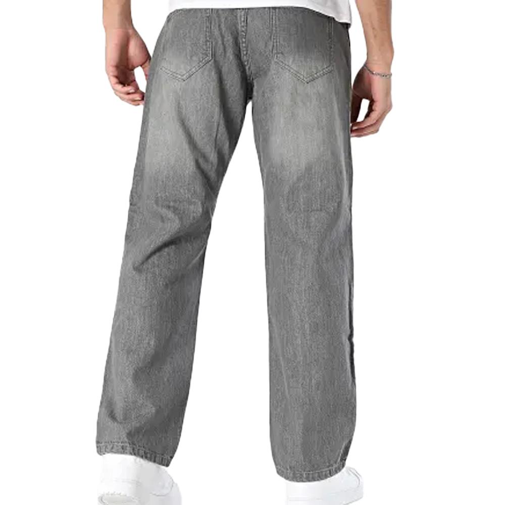 Jean Loose Gris Homme Paname Brothers Relaxed vue 2