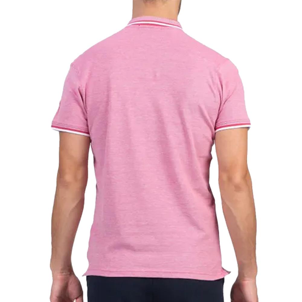 Polo Rose Homme Sun Valley 5BOHM vue 2