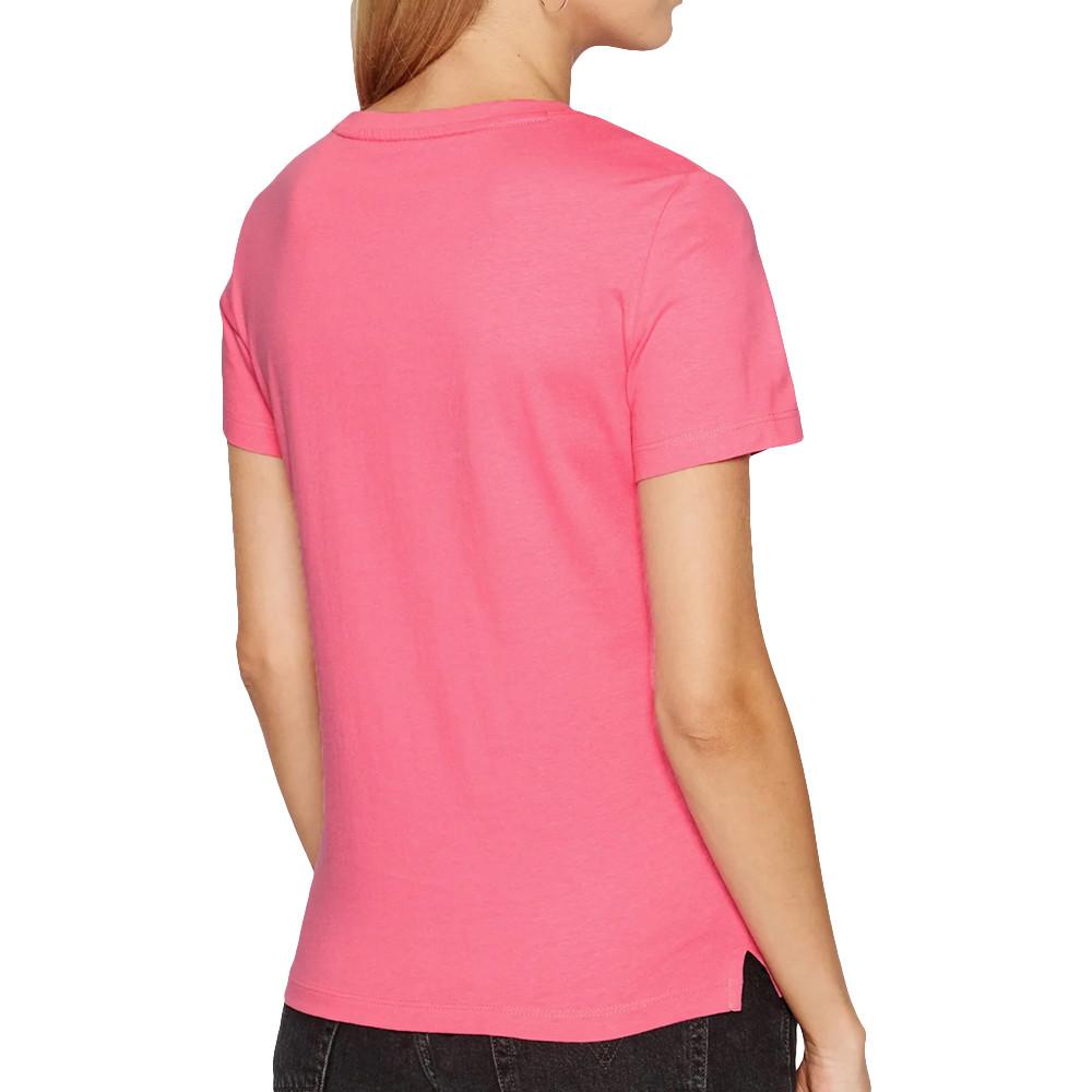 T-shirt Rose Femme Guess Original vue 2