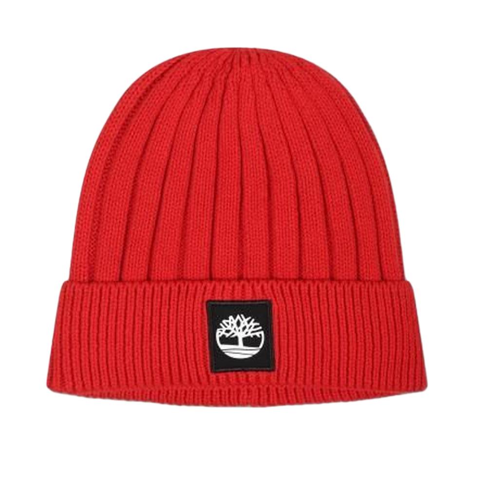Bonnet Rouge Homme Timberland T21387 pas cher