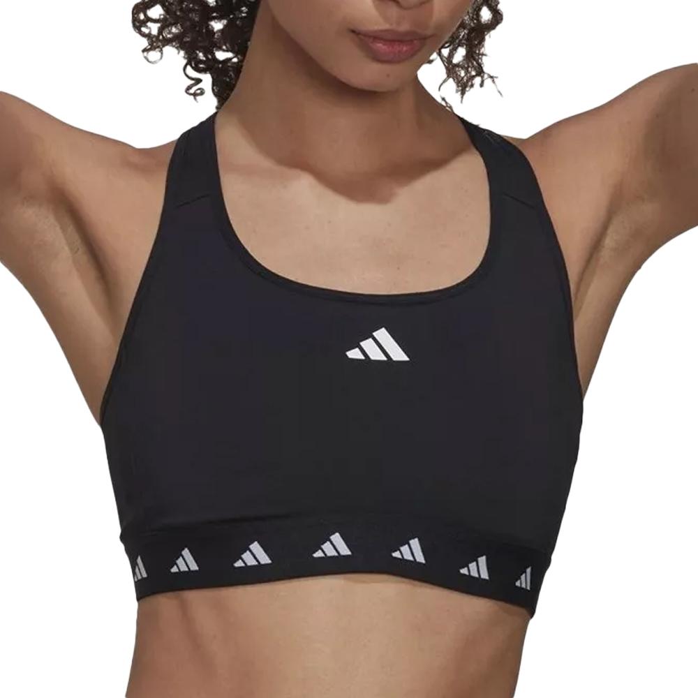 Brassière Noire Femme Adidas HN7273 vue 2