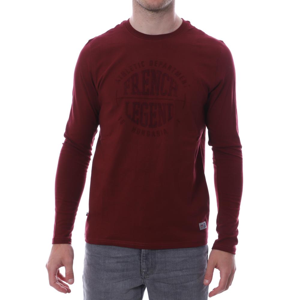 Tee Shirt Bordeaux Homme HUNGARIA FRENCH pas cher