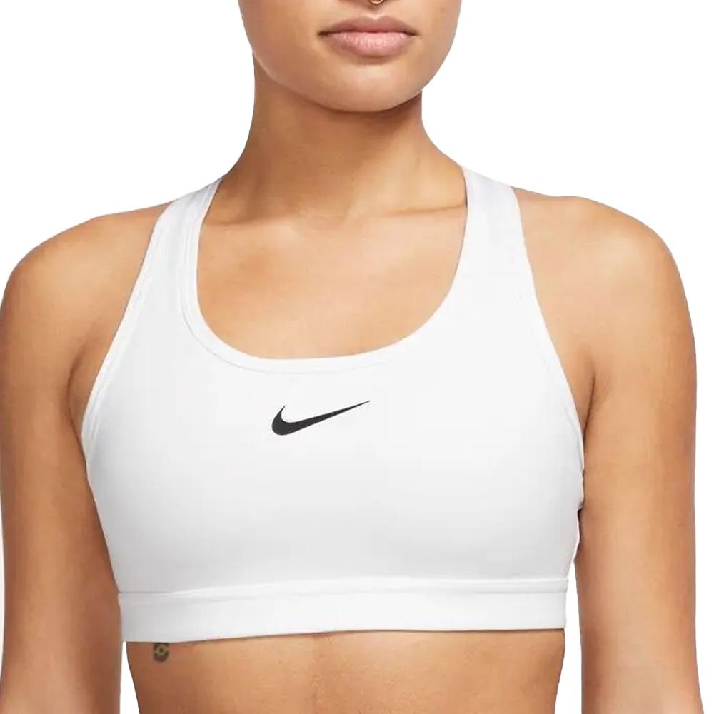 Sujetador Deportivo Nike Blanco SWSH MED, Mujer barato