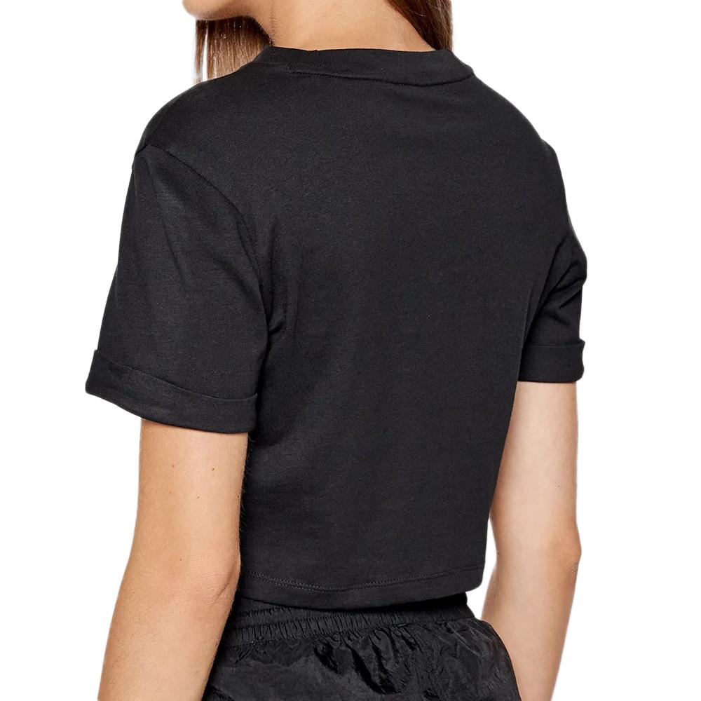 T-shirt Noir Femme Adidas H37882 vue 2