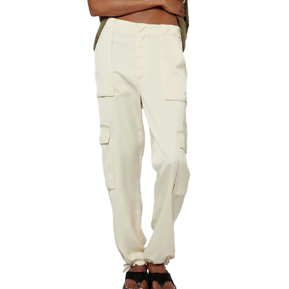 Pantalon fluide Écru Femme Kaporal SICOU pas cher