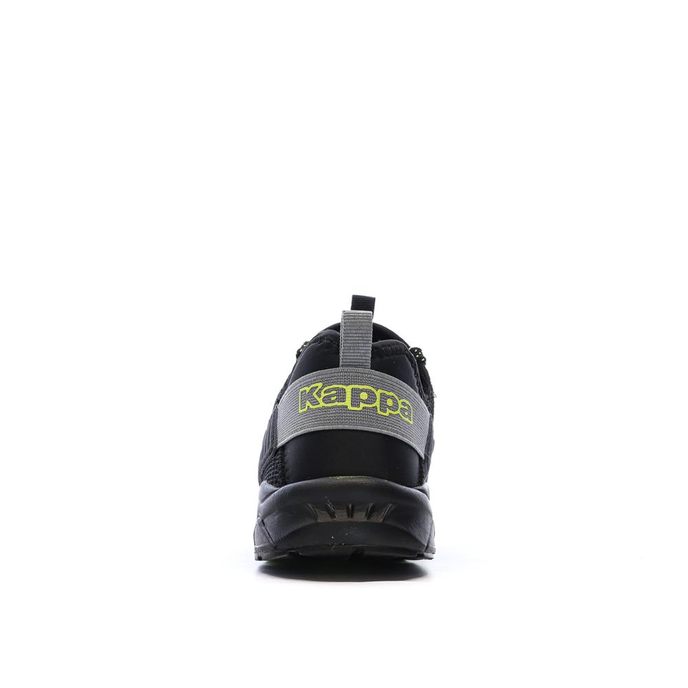 Baskets Noires/Jaunes Fille Kappa San Puerto Laces vue 3