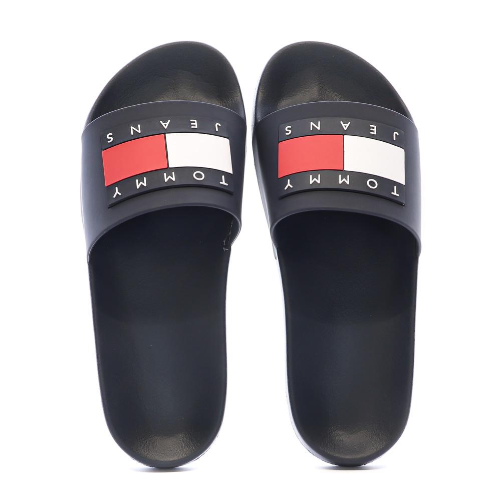 Claquettes Marine Femme Tommy Hilfiger Flag Poo vue 3