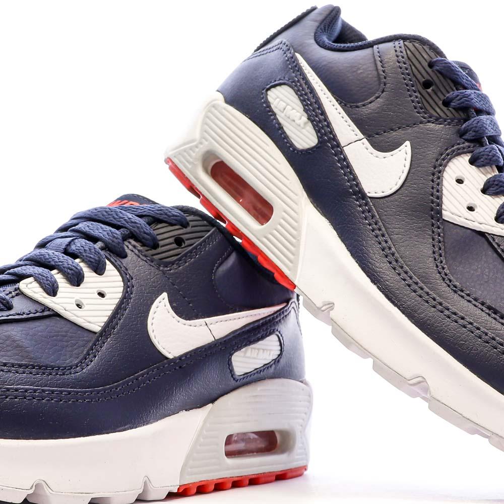 Baskets Marine Garçon Nike Air Max 90 vue 7