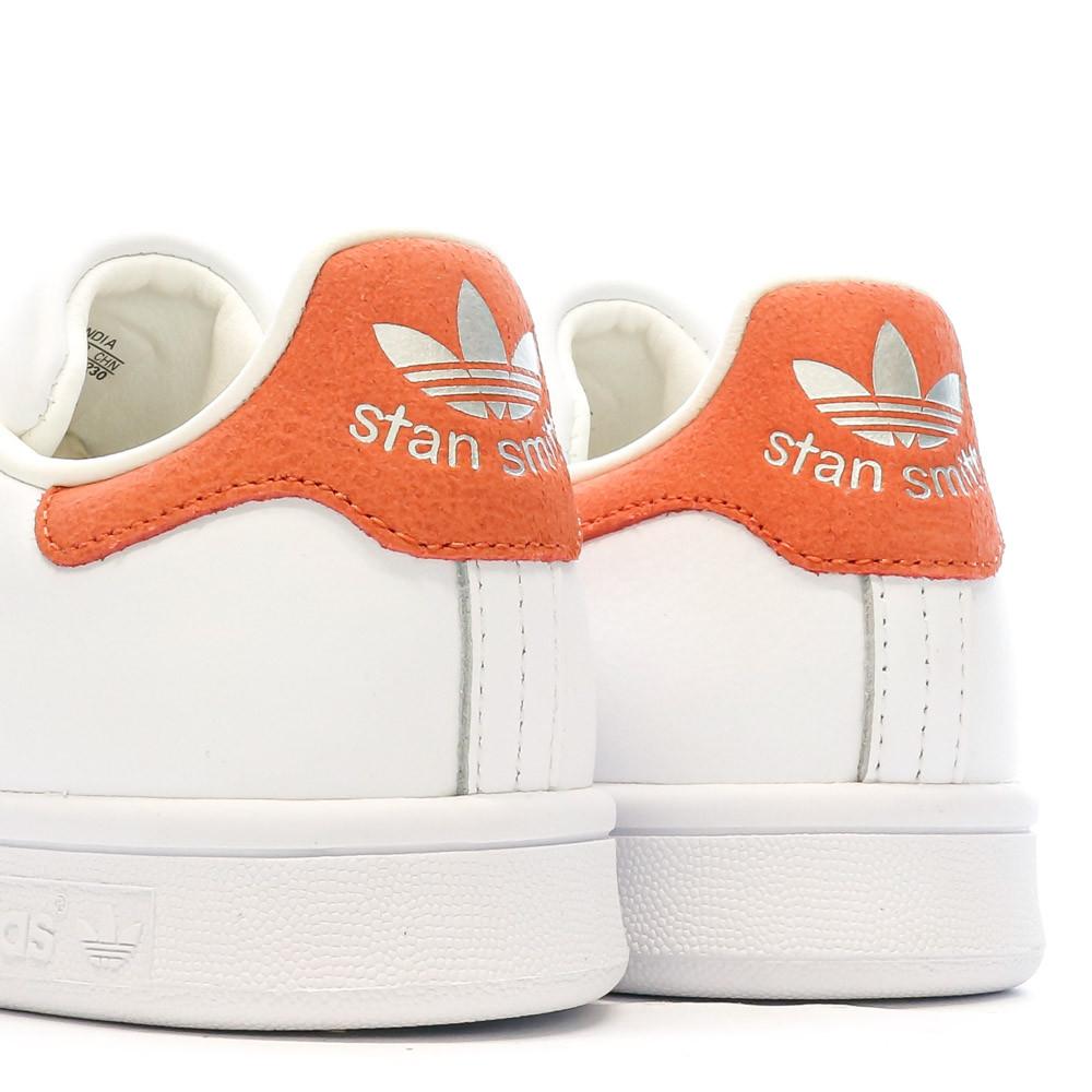 Baskets Blanches Garçon/Fille Adidas Stan Smith J vue 7