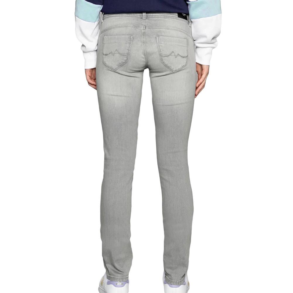 Jean Slim Gris Femme Pepe Jeans Katha vue 2