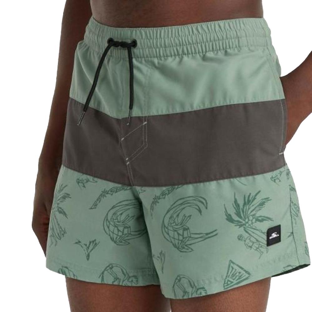Maillot de bain Vert/Noir Homme O'Neill Block pas cher