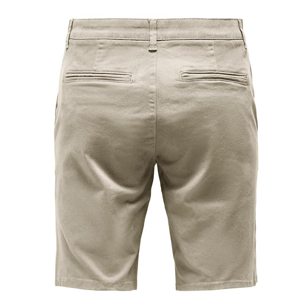 Short Chino Écru Homme ONLY & SONS 22026607 vue 2