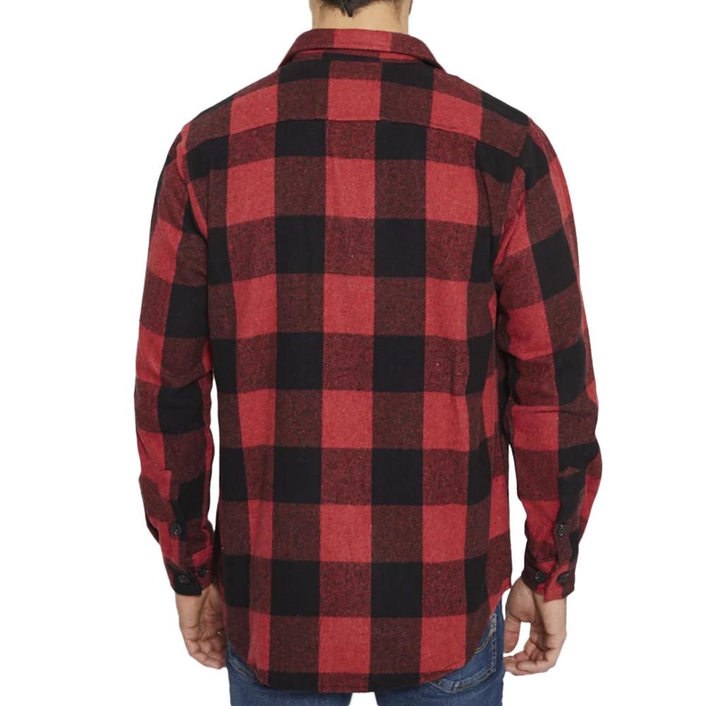 Chemise Noire/Rouge Homme Paname Brothers 102 vue 2