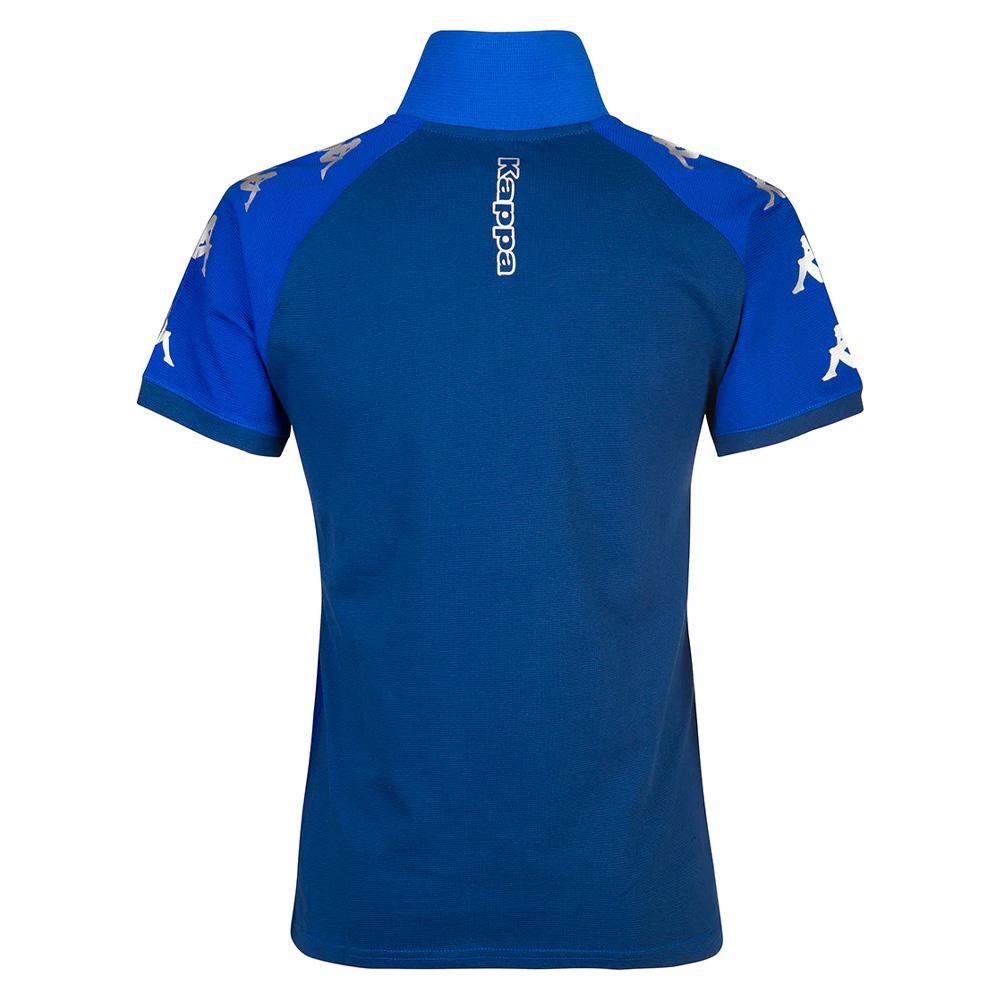 Polo Bleu Homme Kappa Caldes vue 2