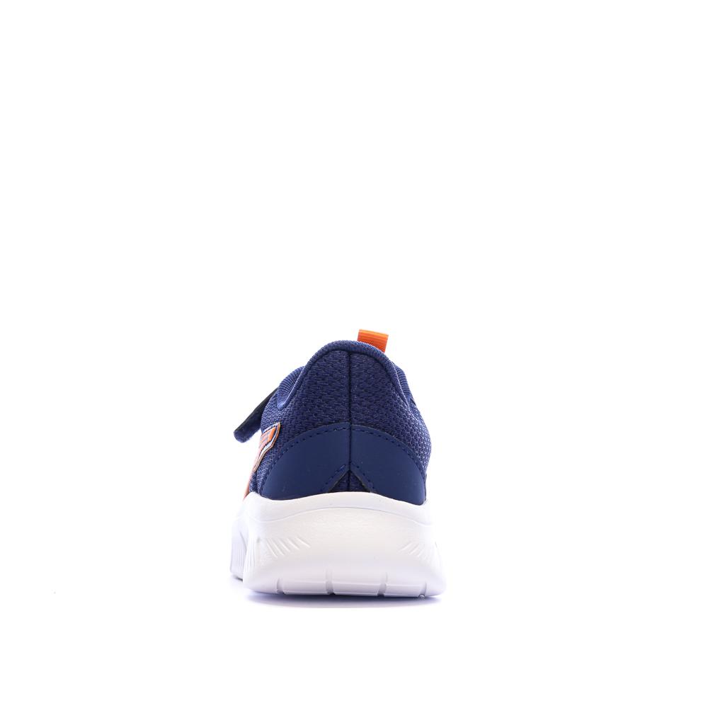 Puma Flexfocus Sneaker in Marineblau/Orange für Jungen Ansicht 3