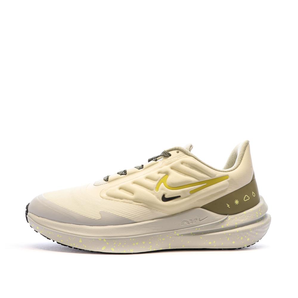 Chaussures de running Gris/Jaune Femme Nike 9 Shield pas cher