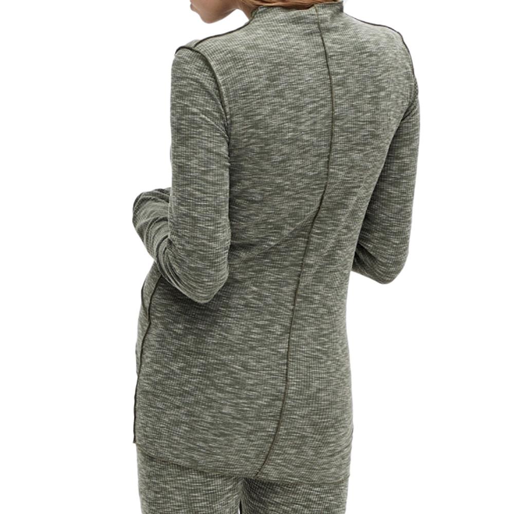 T-Shirt Manches Longues Gris Femme Mamalicious Ivy vue 2