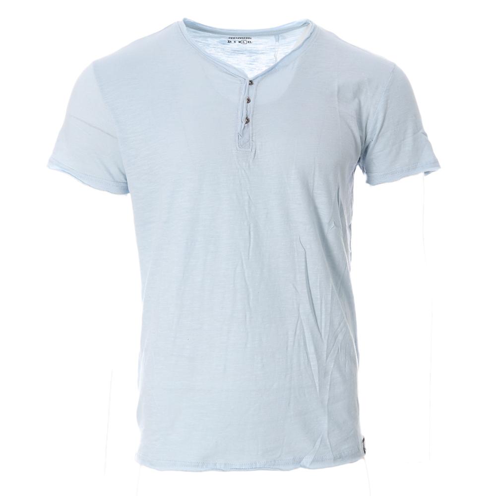 T-shirt Bleu Homme Paname Brothers TAZIO pas cher