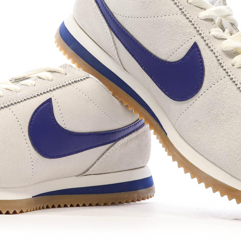 Baskets Bleues/Grises Femme Nike Cortez vue 7
