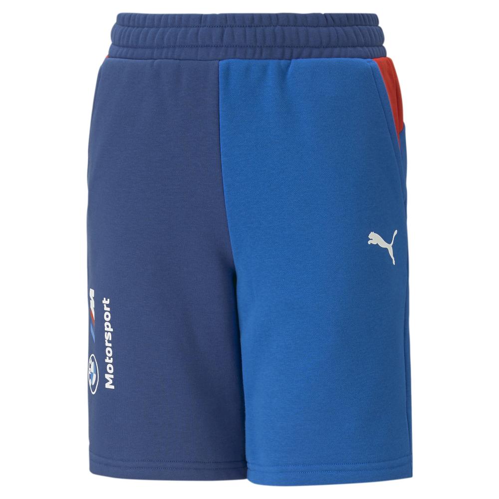 Short Bleu Garçon PumaBmw Mms 538313 pas cher