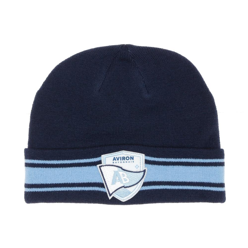 Aviron Bayonnais Bonnet Bleu Homme Le Coq Sportif Bonnet N°2 pas cher