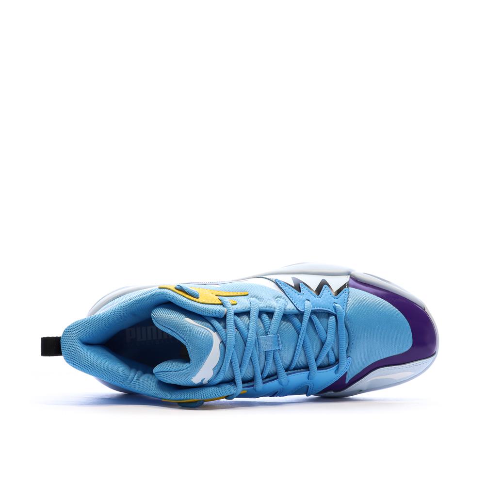 Chaussures de basketball Bleu Homme Puma Genetics vue 4