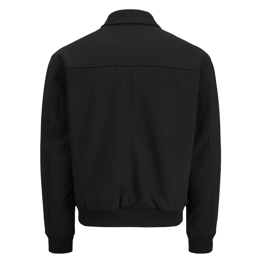 Veste Noire Homme Jack & Jones Cover Bomber vue 2