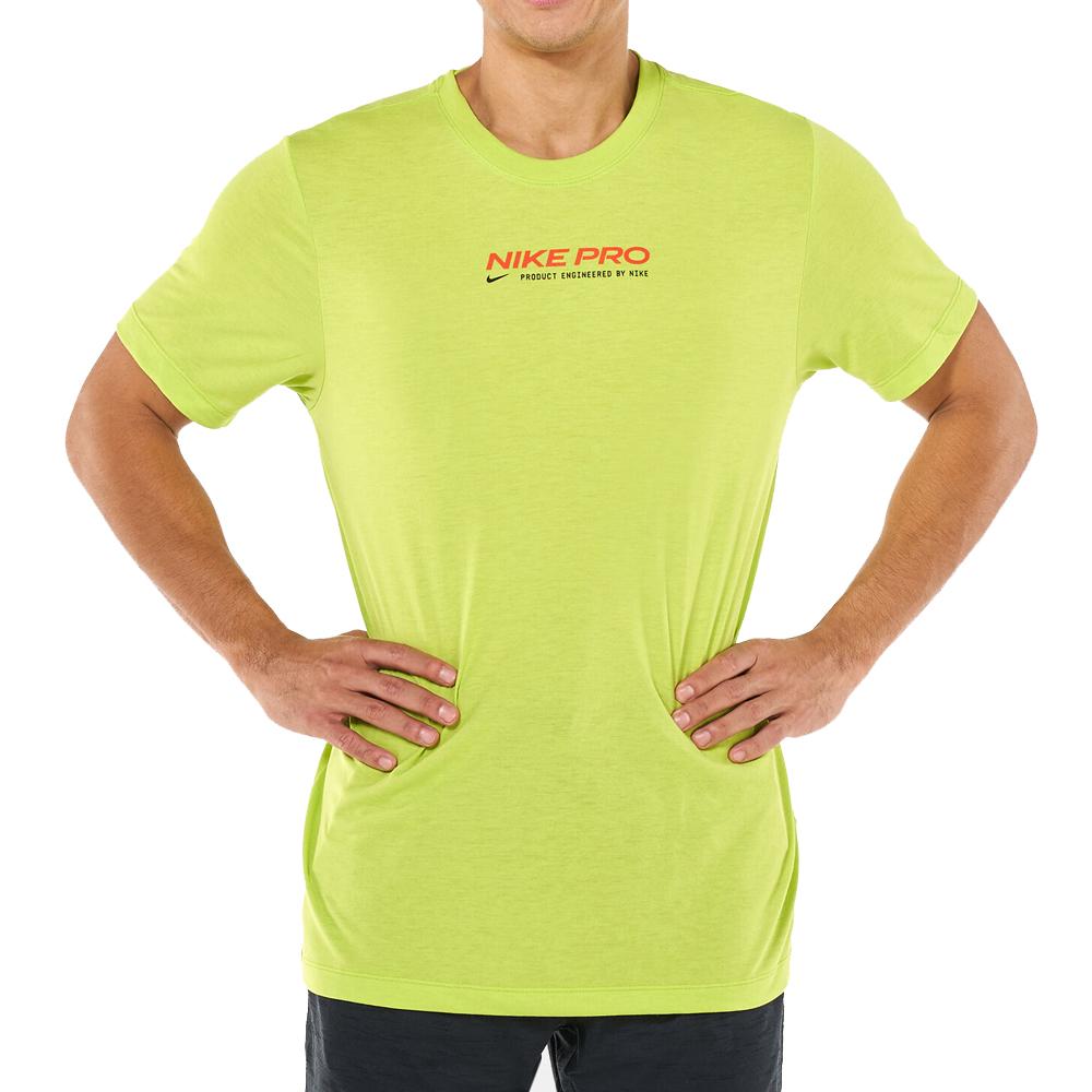 T-shirt Vert Homme Nike Pro pas cher
