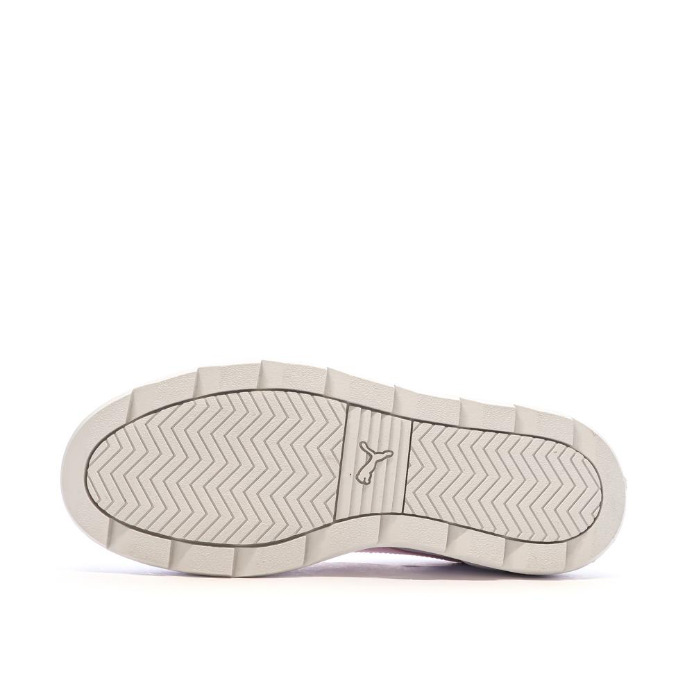 Baskets Blanc/Rose Femme Puma Karmen Rebelle vue 5