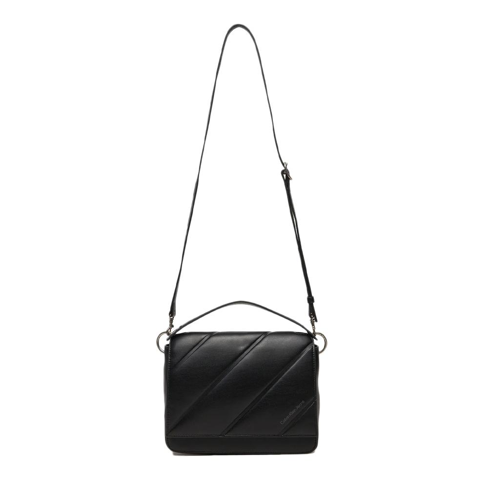 Sac Bandoulière Noir Femme Calvin Klein Jeans Quilted Boxy Flap vue 3