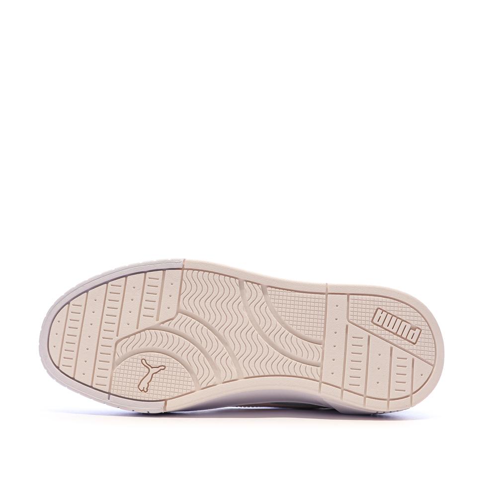 Baskets Blanches/Mauve Fille Puma Carina Mia vue 5