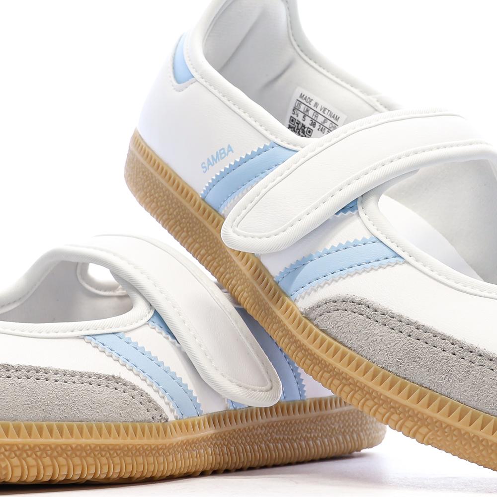 SAMBA JANE Baskets Blanc/Bleu Adidas vue 7