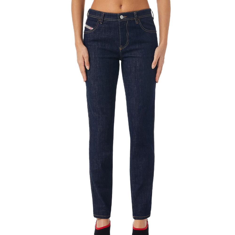 Jean Bleu Foncé Femme Diesel BabhilaC17 pas cher