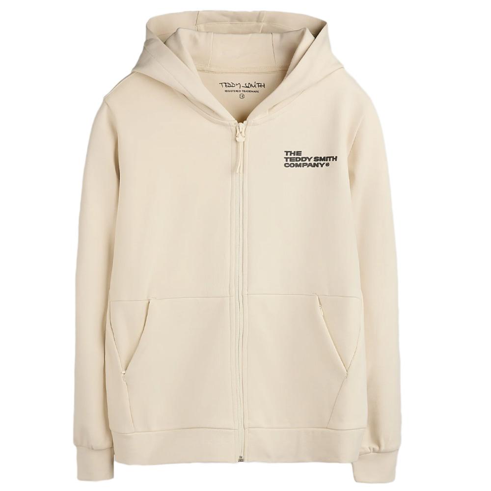 Sweat Beige Garçon Teddy Smith Giclass Company pas cher