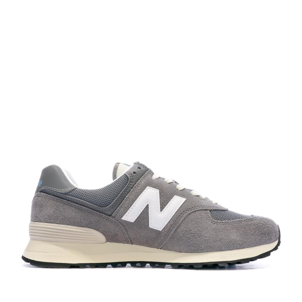 Baskets Grise Mixte New Balance 574 vue 2