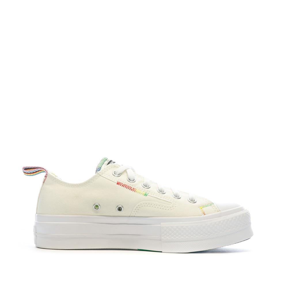 Baskets Ecrus Femme Converse CTAS Lift OX vue 2