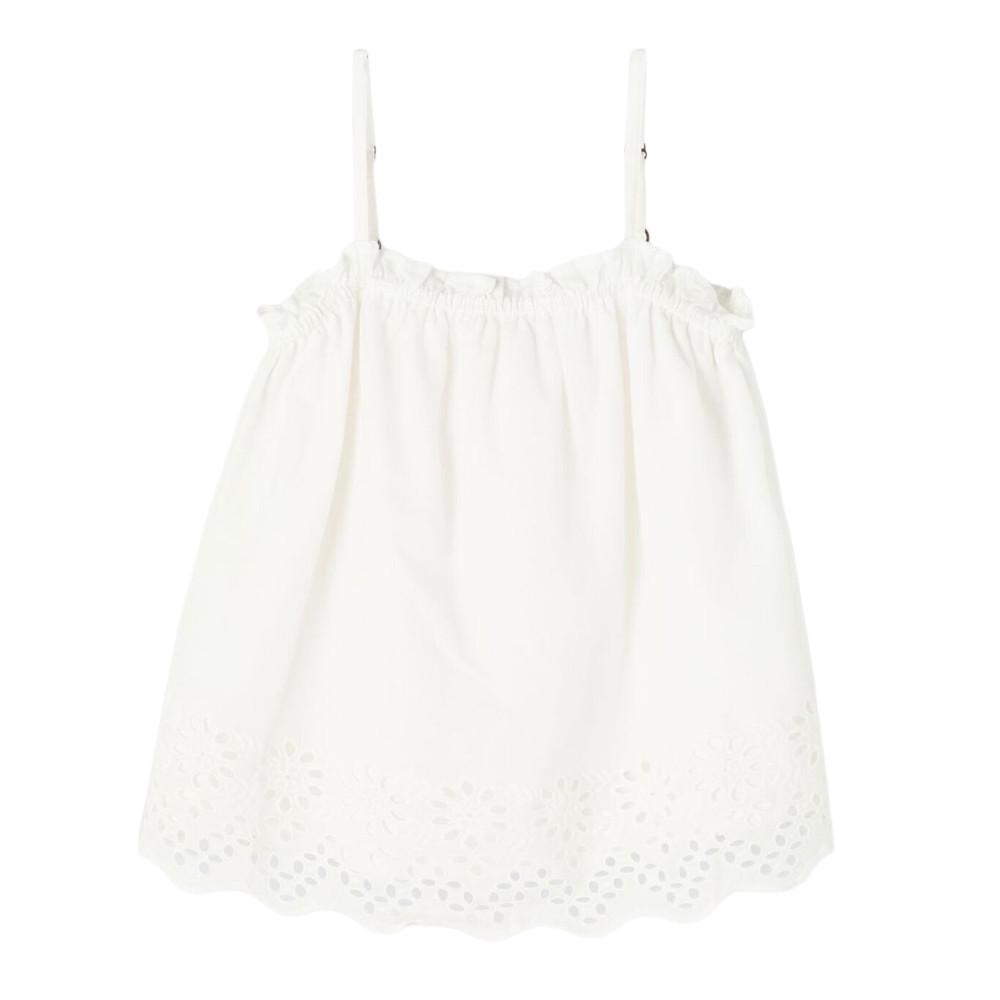 Débardeur Blanc Fille Name It Flema pas cher