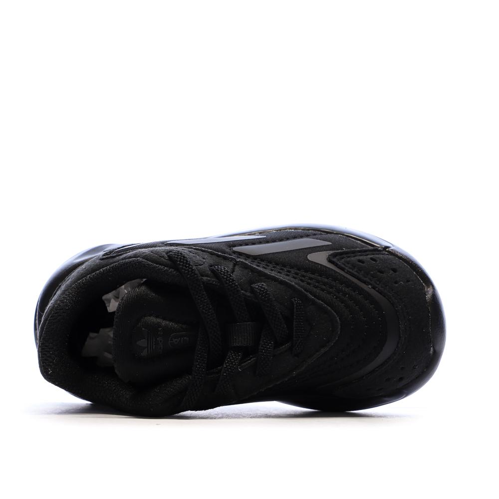 Baskets Noir Mixte Adidas Ozelia vue 4
