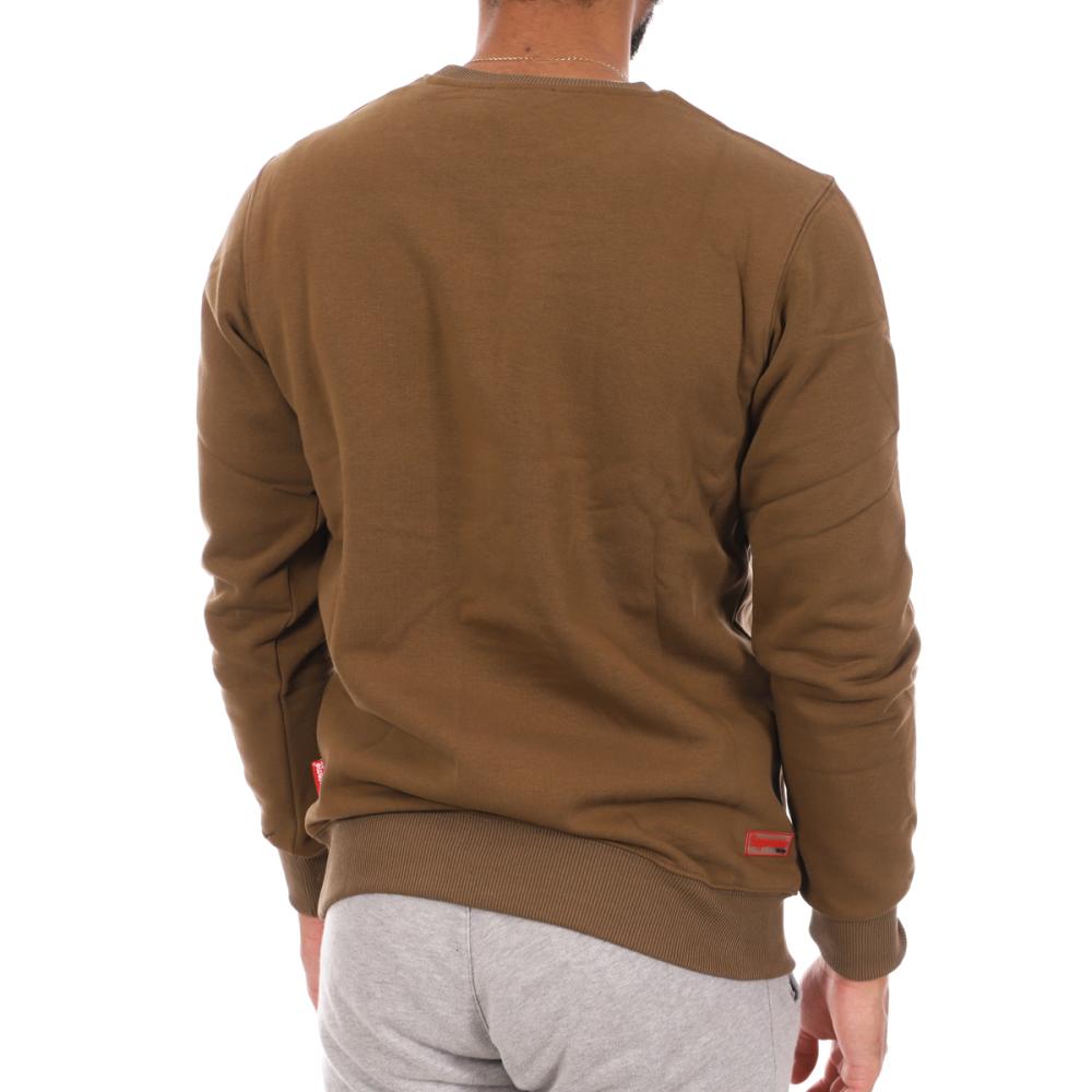 Sweat Marron Homme Supreme Grip Framm vue 2