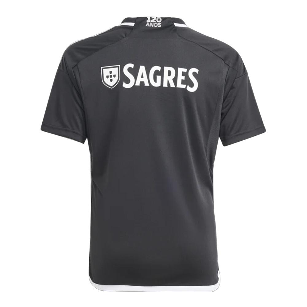 Benfica Lisbonne Maillot Noir Garçon Adidas 2023/24 vue 2