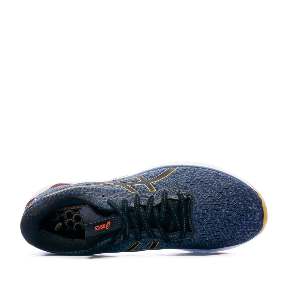 Chaussures de Running Bleu/Noir Homme Asics Gel Nimbus 24 vue 4