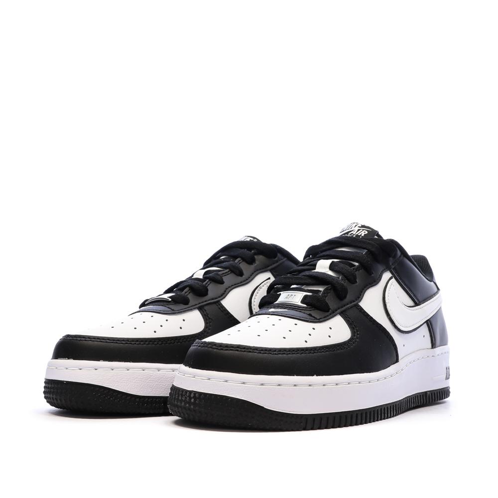 Air Force 1 Baskets Noires/Blanches Garçon Nike vue 6
