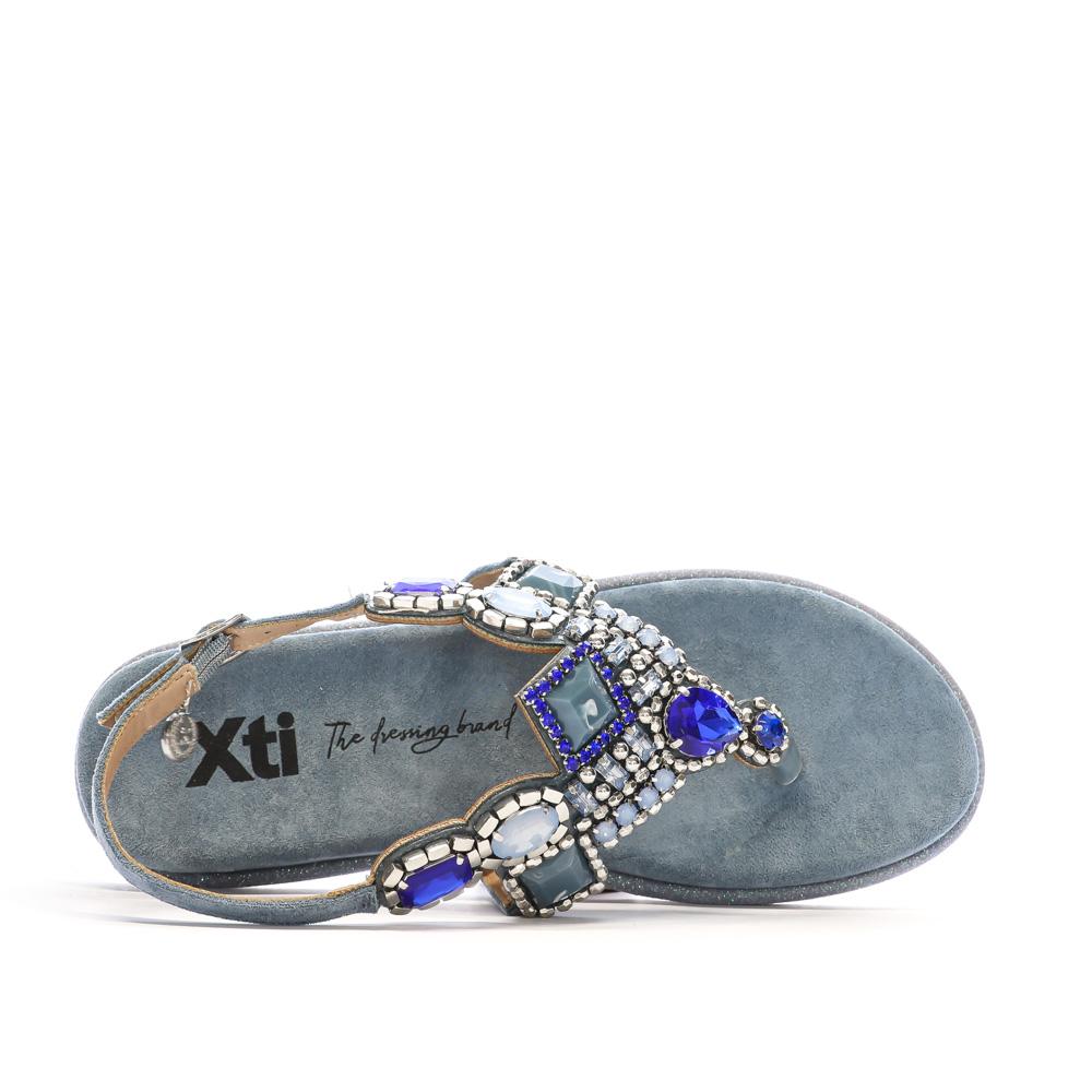 Sandales Bleu à Bijoux Femme XTI 144017 vue 4