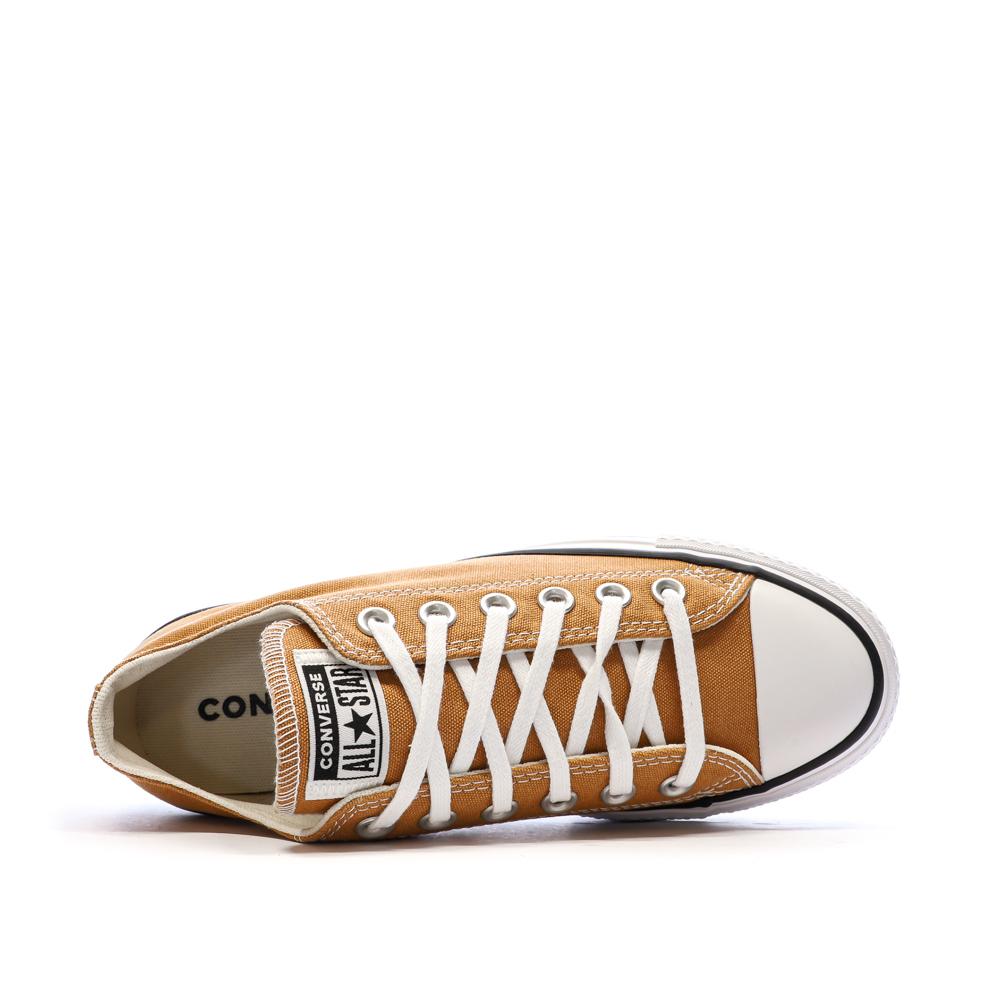 Baskets Moutarde Femme Converse Chuck Taylor All Star Lift vue 4