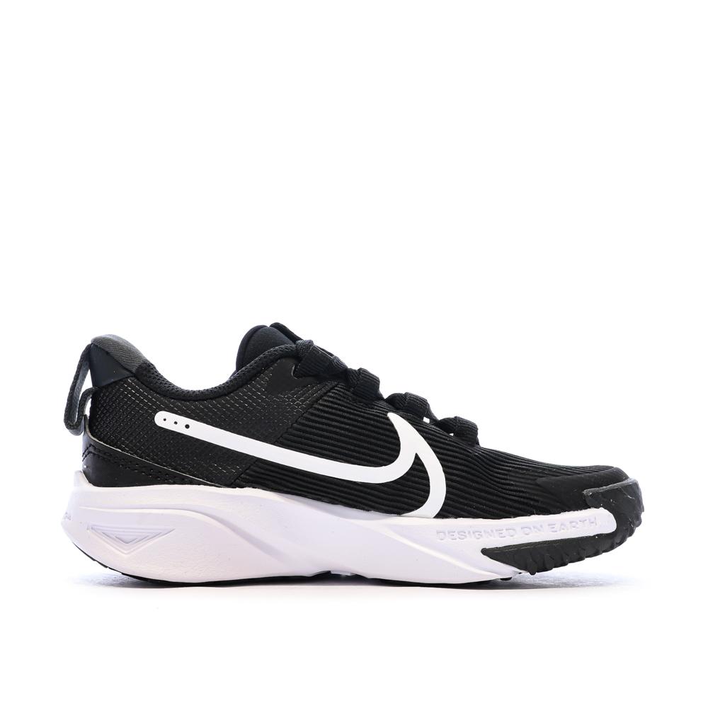 Baskets Noires/Blanches Garçon Nike Star Runner 4 vue 2